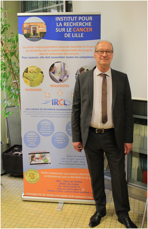 Philippe Delannoy directeur de l'IRCL Institut pour la recherche sur le cancer de lille